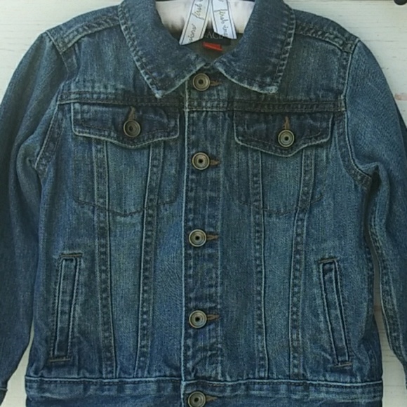 The Children's  Place Unisex Jean Jacket Sz 4T - Picture 3 of 6